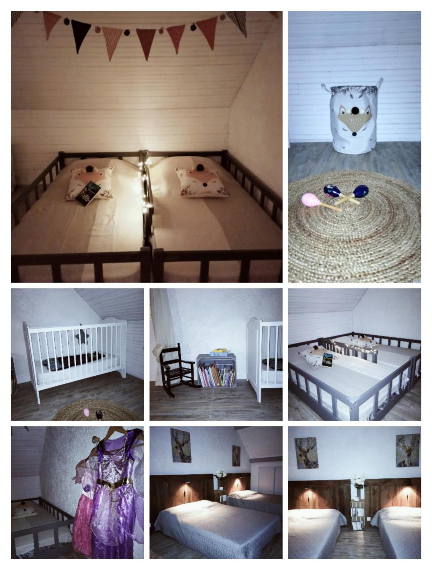 Chambre Familiale Anna "Mon Lit Au Pre" , Jusqu'A 4 Adultes Et 2 Enfants Avec Piscine Familles, Couples Ou Femmes Seulement Pontours Exterior foto